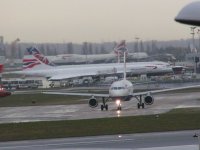 Concorde in the distance, takes a photo call; Copyright Peter Sheil 2003