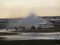 Concorde and water arch; Copyright Peter Sheil 2003