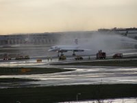 Concorde and water arch; Copyright Peter Sheil 2003