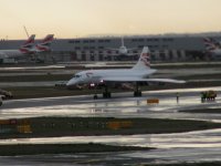 Concorde on Heathrow airfield; Copyright Peter Sheil 2003