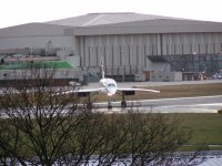 Concorde on Heathrow airfield; Copyright Peter Sheil 2003