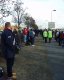 Crowd waiting for 3 Concordes; Copyright Peter Sheil 2003